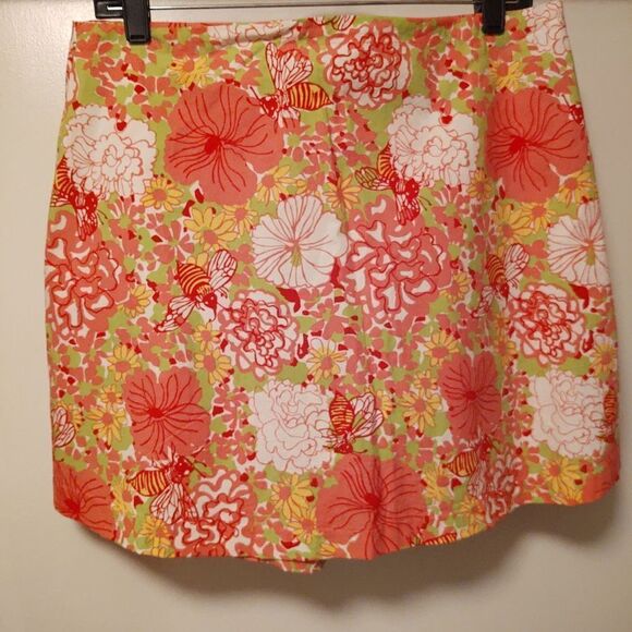 Key West bee's knees lacey wrap skort- perfect poplin Size 4 - Picture 6 of 8
